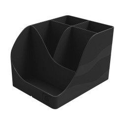 Pot à crayons Exacompta Pen Wave Neo Deco - Noir