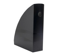 Mag-Cube Exacompta ECOBlack magazine holder, 8.2 cm spine, black color