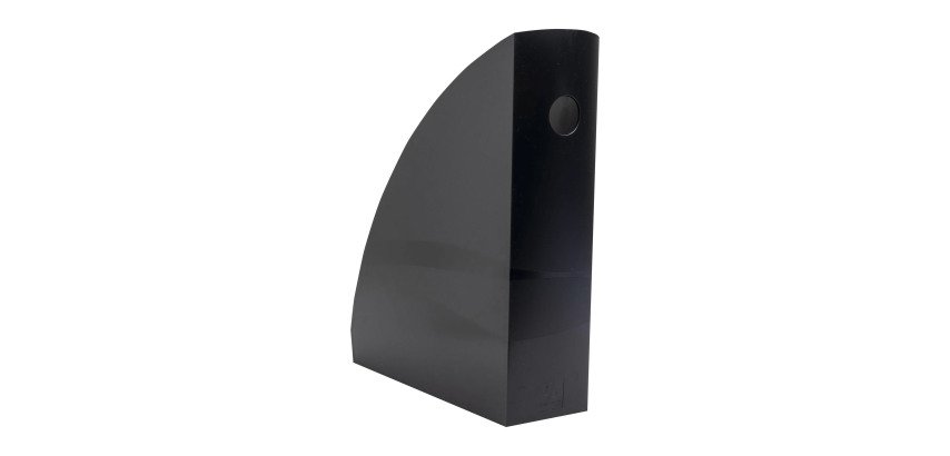 Mag-Cube Exacompta ECOBlack magazine holder, 8.2 cm spine, black color