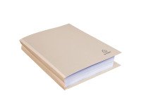 Sucarpetas de cartón Exacompta con fuelle, lomo de lona 24 x 32 cm, color - Pack de 25