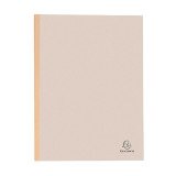 Chemise dossier à soufflet carte Exacompta dos toilé 24 x 32 cm gris - Paquet de 25