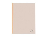 Shirt folder with gusset, Exacompta cardboard with cloth spine 24 x 32 cm grey - Pack of 25