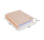 Sucarpetas de cartón Exacompta con fuelle, lomo de lona 24 x 32 cm, color - Pack de 25