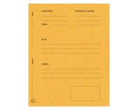 Packet of 25 pre-printed pleading folders Exacompta - 25x32 - color