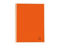 Accordion folder for Exacompta canvas back 24 x 32 cm orange - Pack of 25