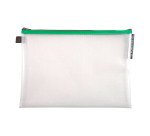 Pochette de rangement à fermeture éclair A4 Exacompta coloris assortis