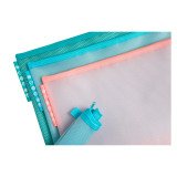 Pochette de rangement à fermeture éclair A4 Exacompta Chromaline coloris assortis pastel