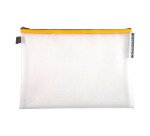 Pochette de rangement à fermeture éclair A4 Exacompta coloris assortis