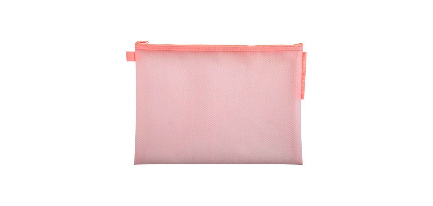 Pochette de rangement à fermeture éclair A4 Exacompta Chromaline coloris assortis pastel