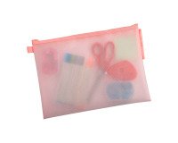 Pochette de rangement à fermeture éclair A4 Exacompta Chromaline couleurs assorties pastel