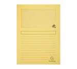 Chemise coin papier avec fenêtre Super Exacompta - Paquet de 100