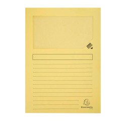 Super Exacompta Paper Corner Shirt with Window - Pack of 100