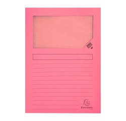 Chemise Eckfenster aus Papier Super Exacompta - Packung mit 100