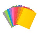 Chemise standard 210 g Exacompta Rock"s 24 x 32 cm couleurs assorties - Paquet de 50