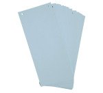 Intercalaires horizontales unies perforées Exacompta Forever - 105 x 240 mm - Paquet 100
