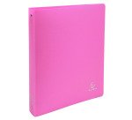 Classeur 4 anneaux plastifié Exacompta Opak A4 Maxi - Dos 4 cm coloris assortis