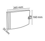 Classeur 2 anneaux plastifié Exacompta Chromaline pastel A5 et 125 x 200 mm - Dos 3 cm coloris assortis pastel