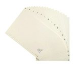 Intercalaire A4 carte ivoire Exacompta 18 onglets alphabétiques - 1 jeu