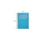 Chemise coin papier avec fenêtre Super Exacompta - Paquet de 100