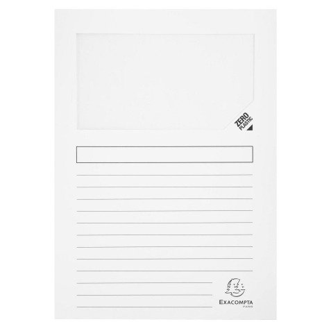 <div>Super Exacompta Paper Corner Shirt with Window - Pack of 100</div>