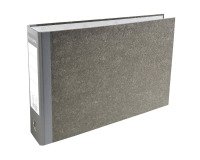 Classeur à levier cartonné à l'italienne Exacompta A4 - Dos 8 cm gris