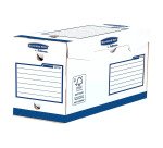 Boite archives carton Basic Fellowes - Dos 20 cm - Blanche