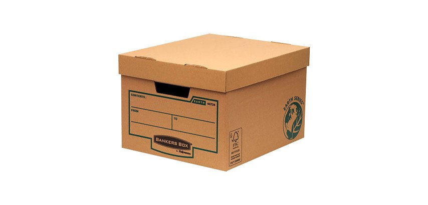Carton archive box Bankers Box by Fellowes H 25.70 x W 41 x D 32.60 cm