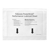 Fellowes lubricating sheet for shredder - Pack of 10