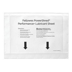 Feuille lubrifiante Fellowes pour destructeur - Paquet de 10