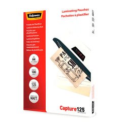 Lamination pouches Fellowes A5 2 x 125 µ matt - Box of 100