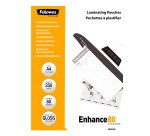 Pochettes de plastification Fellowes A4 2 x 80 µ brillantes - Boite de 250
