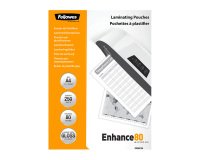 Pochettes de plastification Fellowes A4 2 x 80 µ brillantes - Boite de 250