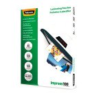 Pochettes de plastification Fellowes A5 2 x 100 µ brillantes - Boite de 100