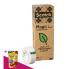 Pack 9 Cintas invisibles ecológicas 19 x 33 Scotch Magic