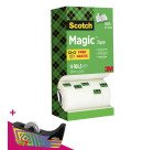 Pack ahorro de cintas 19 mm x 33 m Scotch Magic 12 + 2 GRATIS