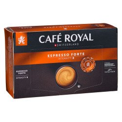 Capsule de café Café Royal Professionel Espresso Forte - Boîte de 50 - Compatible Café Royal Professionnel