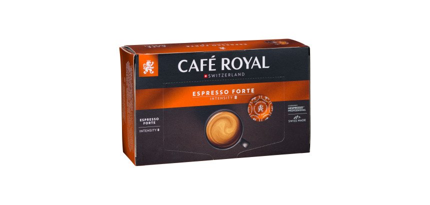 Capsule de café Café Royal Professionel Espresso Forte - Boîte de 50 - Compatible Café Royal Professionnel