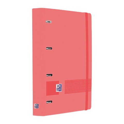 Carpebloc 4 anillas Europeanbinder Oxford Live & Go A4+ con recambio 5x5 sandia