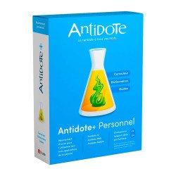 Logiciel Druide Antidote+ Personnel - Antidote 12 + Antidote Web + Antidote Mobile - francais ou anglais - PC ou Mac - 1 an - Correcteur grammatical et dictionnaires