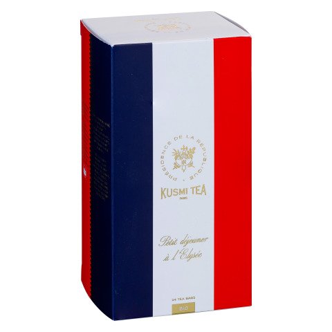 Desayuno al Elysée Té Bio Kusmi - Caja de 24 sobres