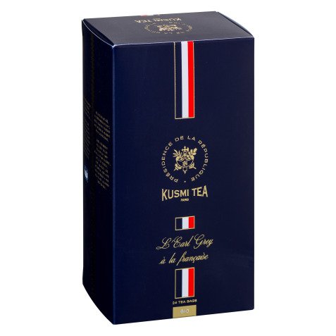 L'Earl Grey à la française Bio Kusmi Tea - Boîte de 24 sachets
