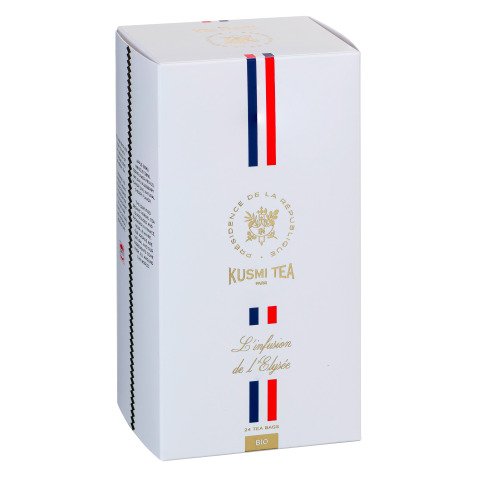 L'infusion de l'Elysée bio Kusmi Tea - Boîte de 24 sachets