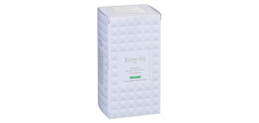 Le thé blanc Alain Ducasse Bio Kusmi Tea - Boîte de 24 sachets