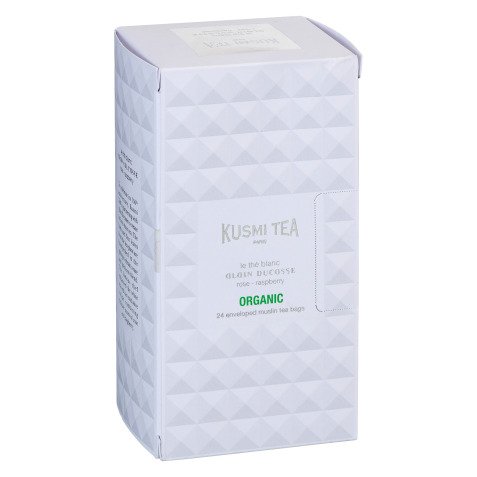Le thé blanc Alain Ducasse Bio Kusmi Tea - Boîte de 24 sachets