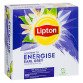 Thé noir Earl Grey Lipton Energise - Boîte de 100 sachets