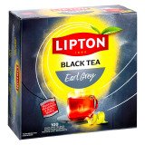 Thé noir Earl Grey Lipton Feel Good Sélection - Boîte de 100 sachets