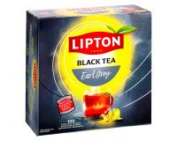Thé noir Earl Grey Lipton Feel Good Sélection - Boîte de 100 sachets
