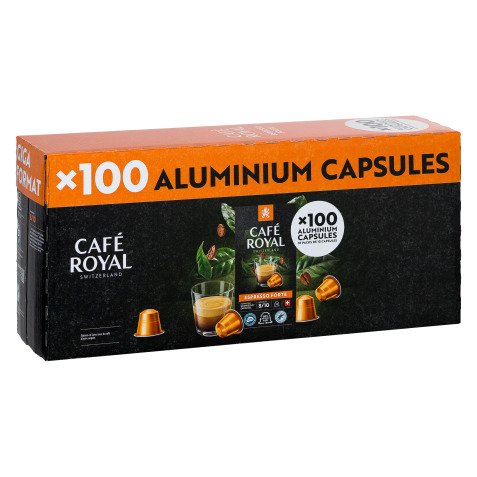 Capsules de café Café Royal Espresso Forte - Boîte de 100