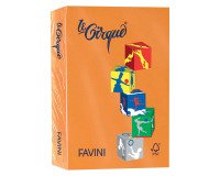 Paper Le Cirque - A4 - 80 gr - orange 205 - Favini - pack of 500 sheets - Favini A71E504 inkjet paper