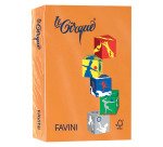 Carta A4 Favini Le Cirque 80g - arancio 205 - risma da 500 fogli - A71E504  - Carta per stampe e fotocopie
